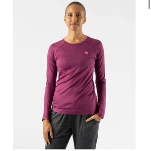 Rabbit EZ Tee in Long Sleeves (Raspberry Grape)